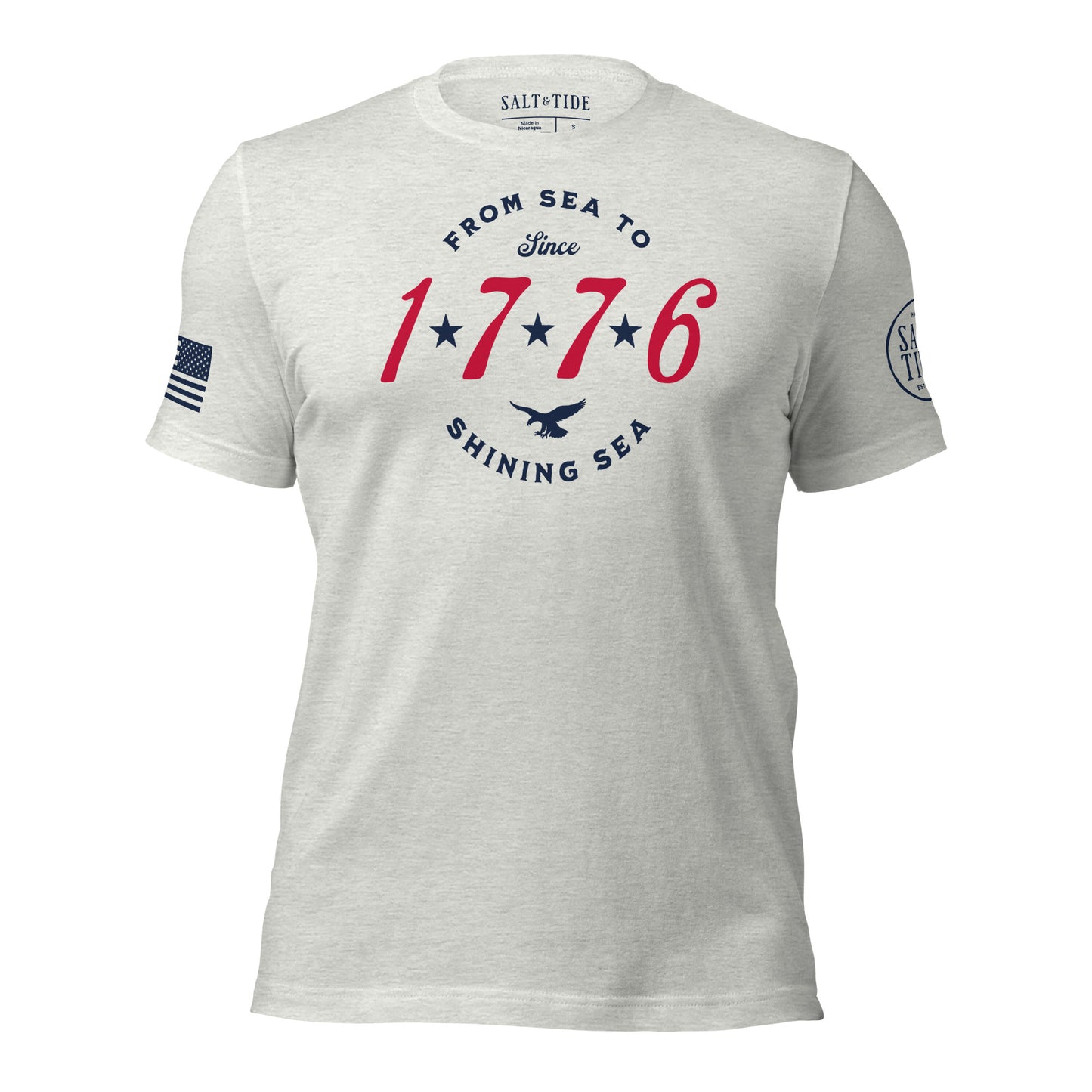 Salt & Tide Since 1776 T-Shirt - Ash