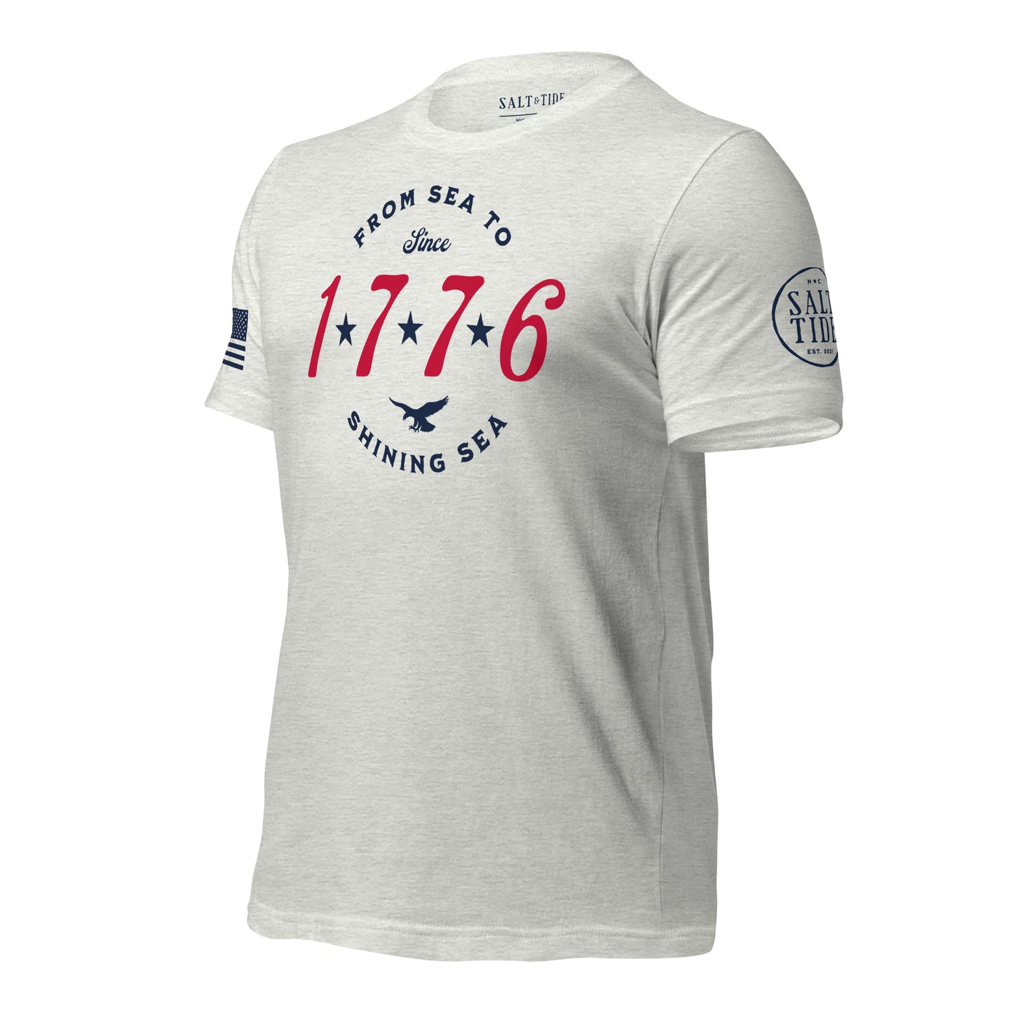 Salt & Tide Since 1776 T-Shirt - Ash