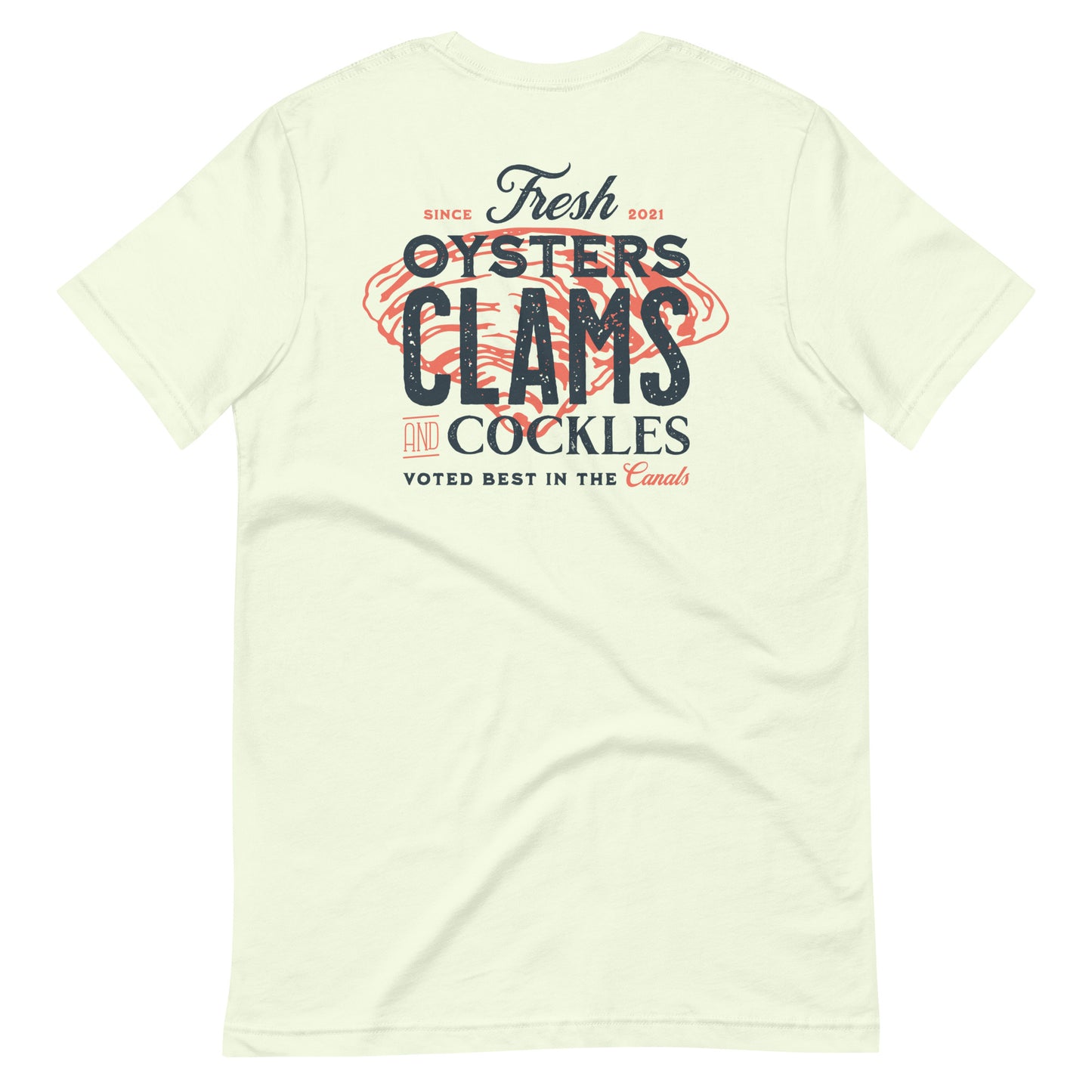 Salt & Tide Oysters Clams and Cockles Men's T-Shirt