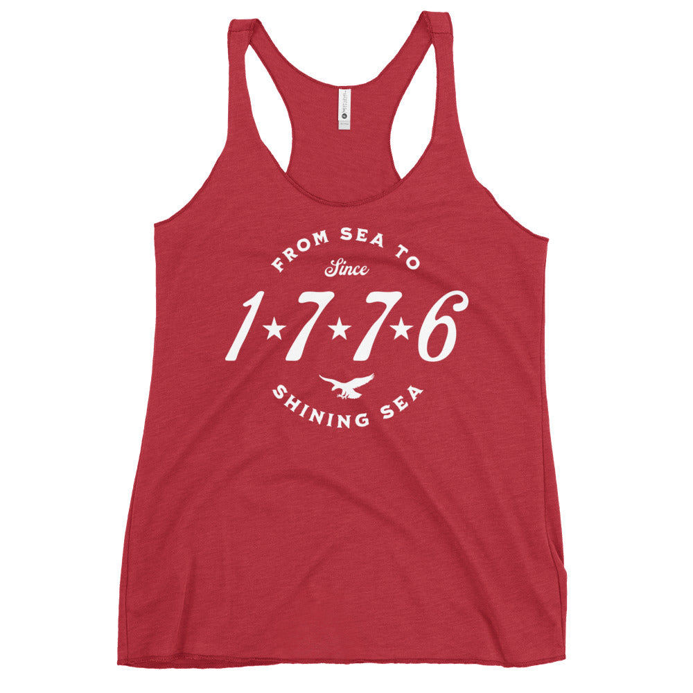 Salt & Tide Since 1776 Women's Racerback Tank