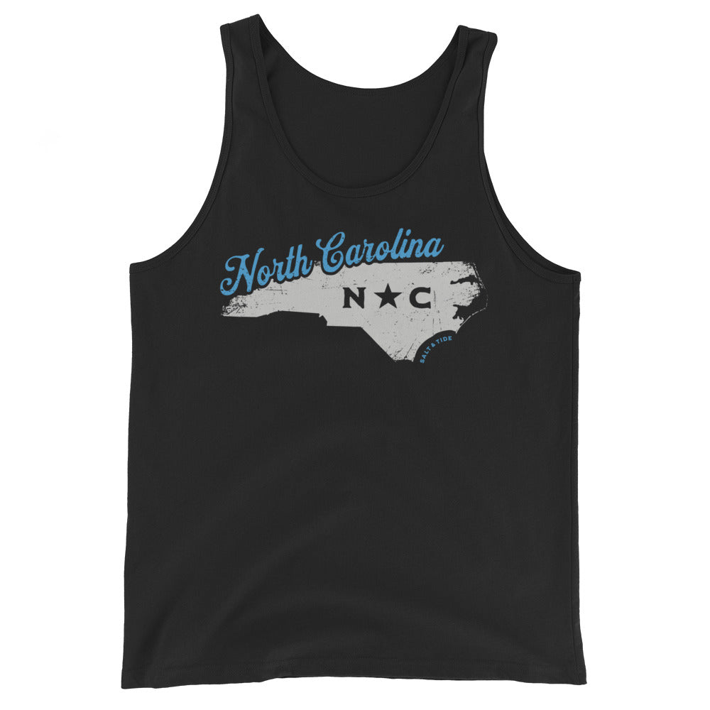Salt & Tide North Carolina Black Men's Tank Top