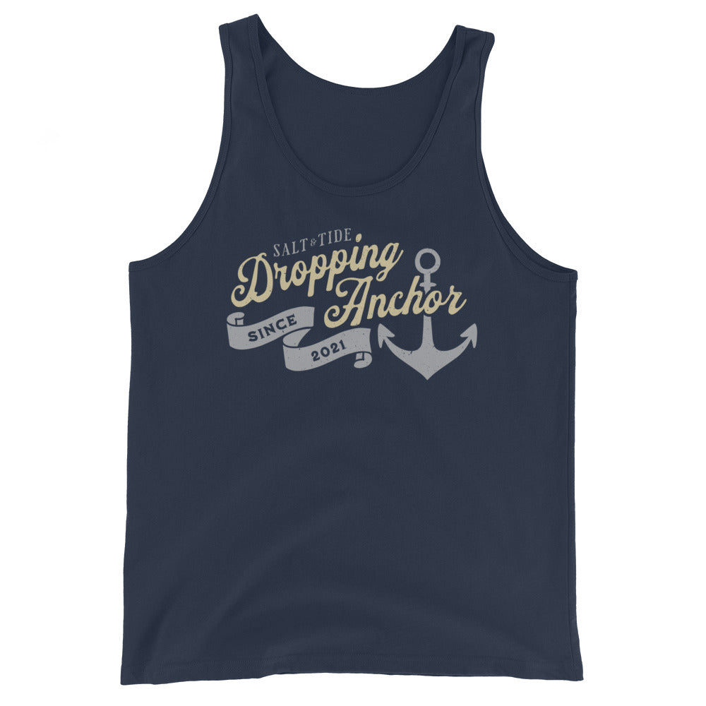 Salt & Tide Dropping Anchor Men's Tank Top