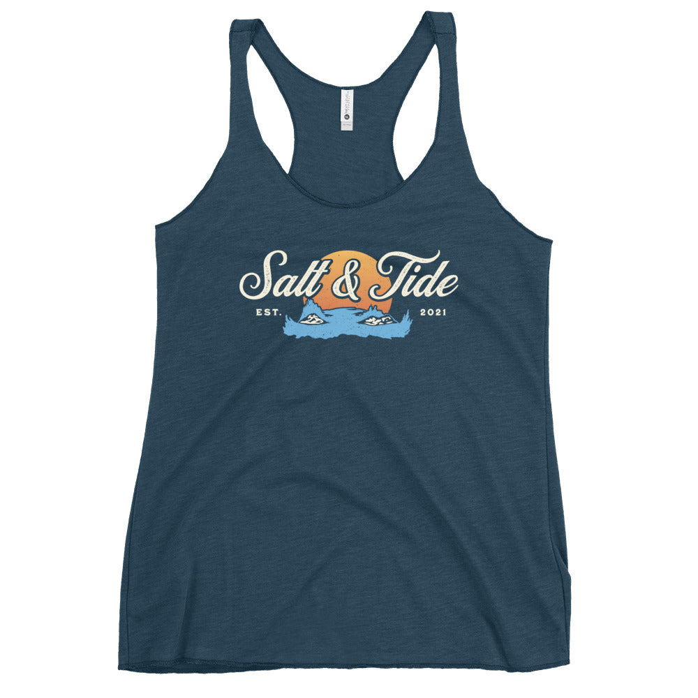 Salt & Tide Crashing Waves Women's Racerback Tank