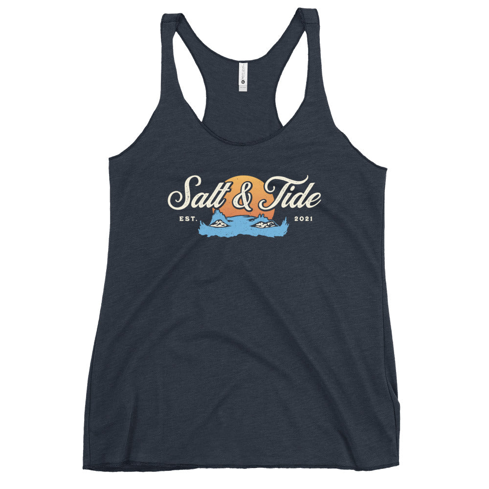 Salt & Tide Crashing Waves Women's Racerback Tank
