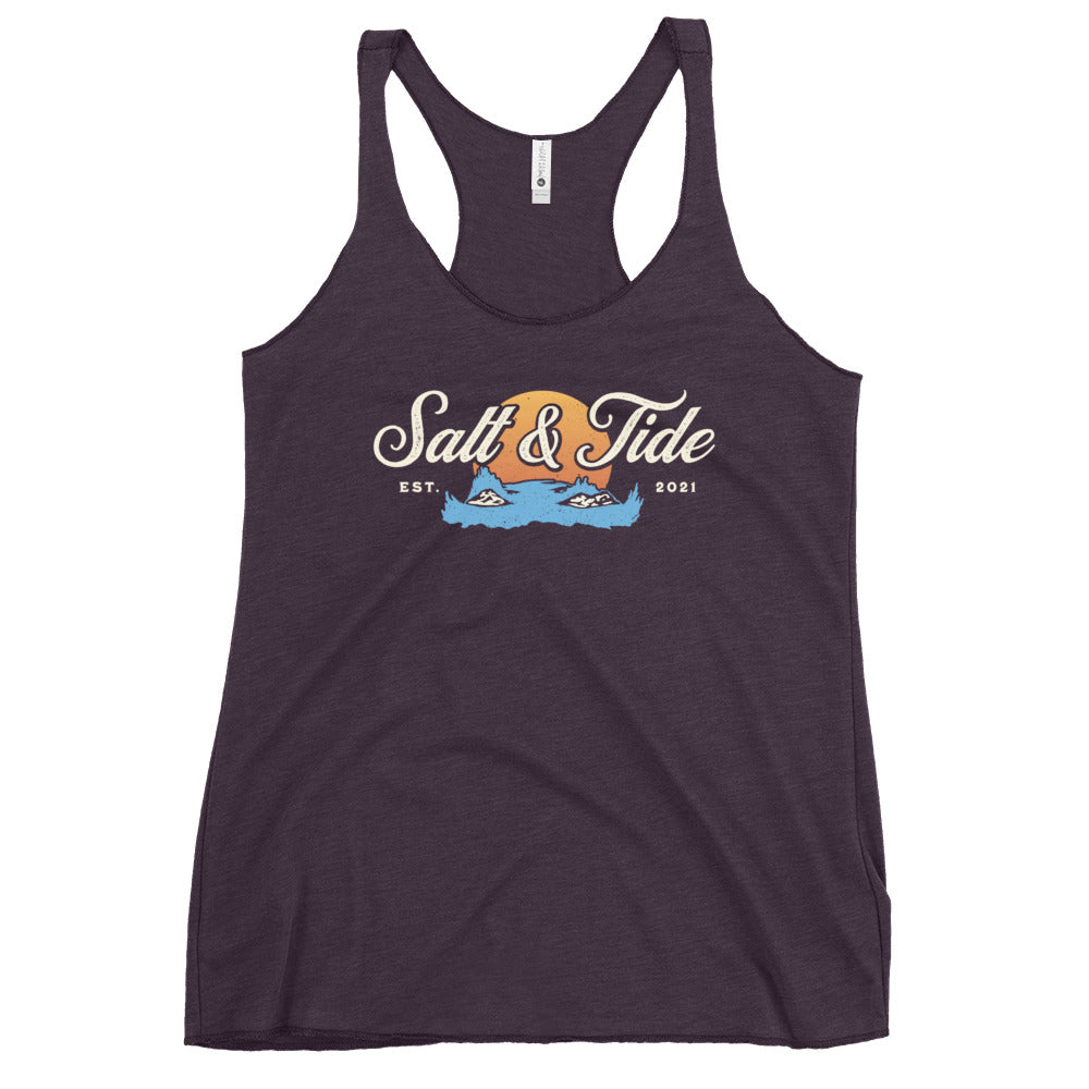 Salt & Tide Crashing Waves Women's Racerback Tank