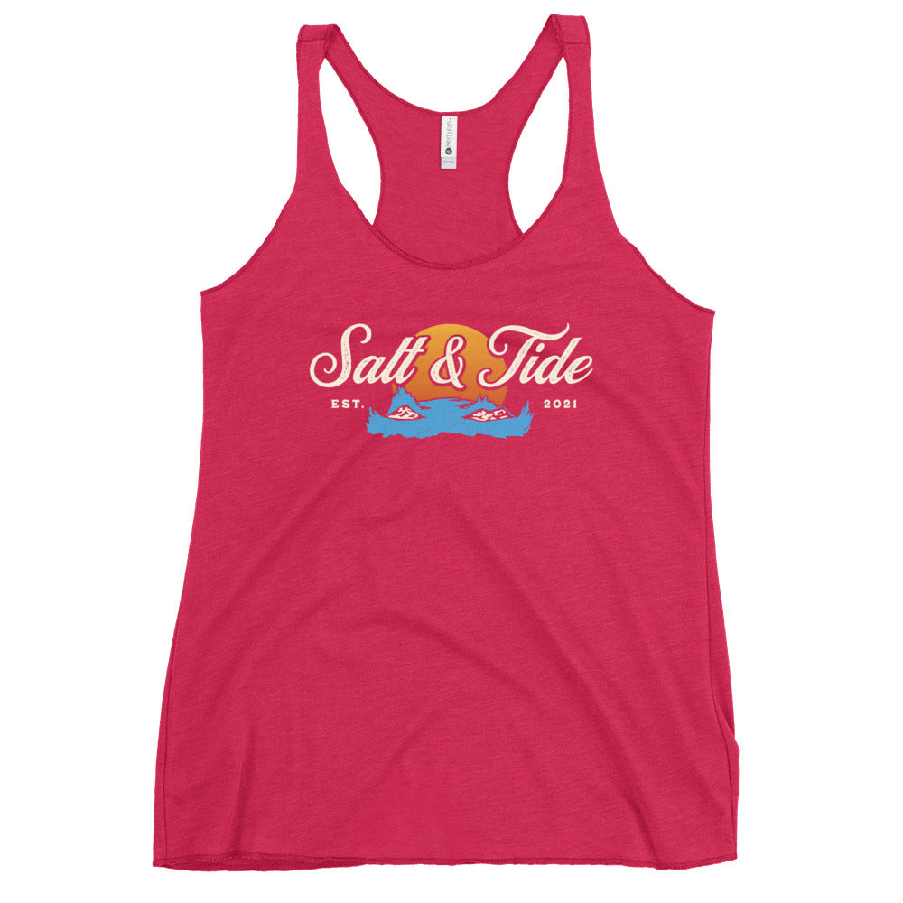 Salt & Tide Crashing Waves Women's Racerback Tank