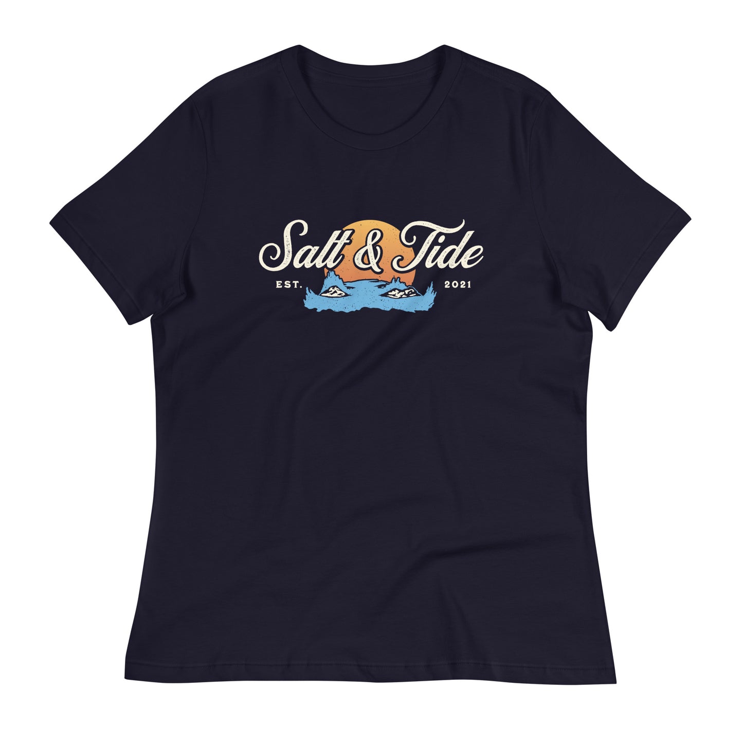 Salt & Tide Crashing Waves Women's Relaxed T-Shirt