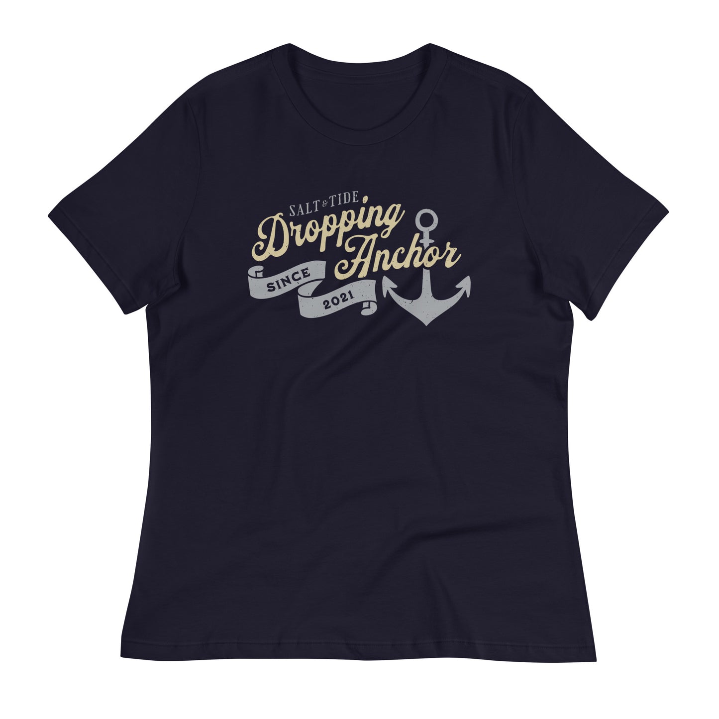 Salt & Tide Dropping Anchor Women's Relaxed T-Shirt