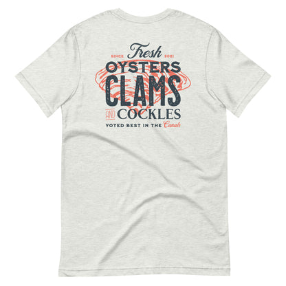 Salt & Tide Oysters Clams and Cockles Men's T-Shirt