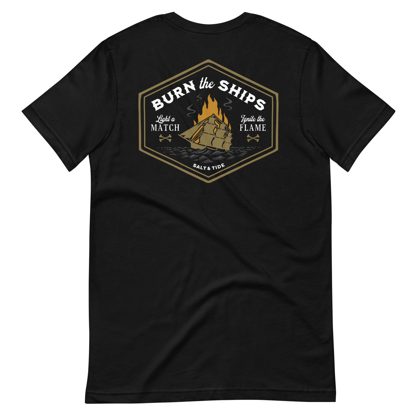Salt & Tide Burn the Ships Men's T-Shirt