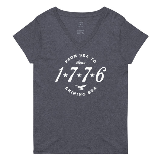 Salt & Tide Since 1776 Women’s V-Neck T-Shirt