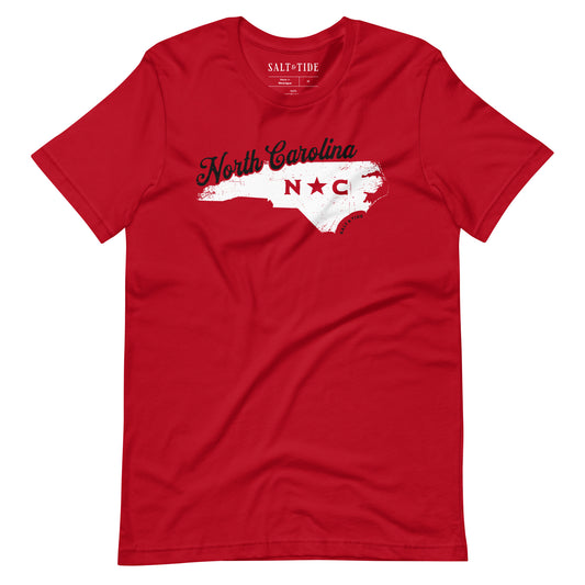 Salt & Tide North Carolina Red Men's T-Shirt