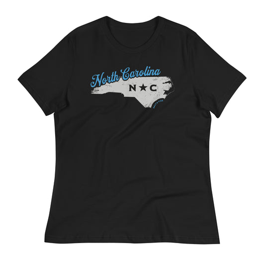 Salt & Tide North Carolina Black Women's Relaxed T-Shirt