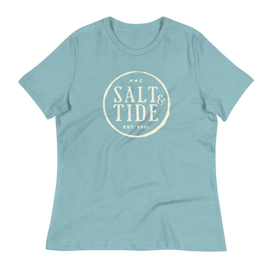 Salt & Tide Classic Badge Women's Relaxed T-Shirt