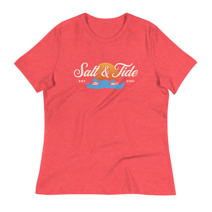 Salt & Tide Crashing Waves Women's Relaxed T-Shirt