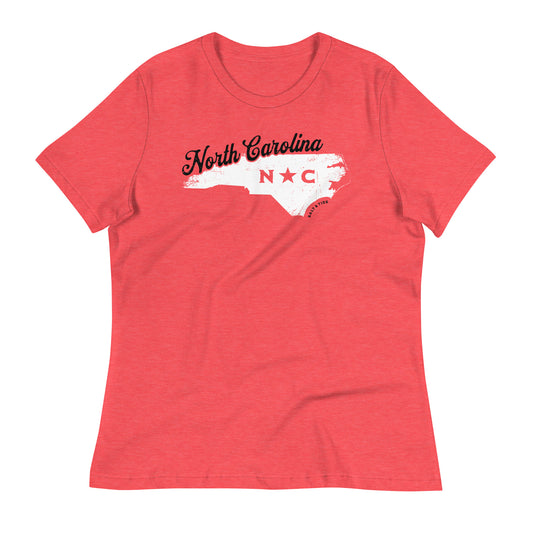Salt & Tide North Carolina Red Women's Relaxed T-Shirt