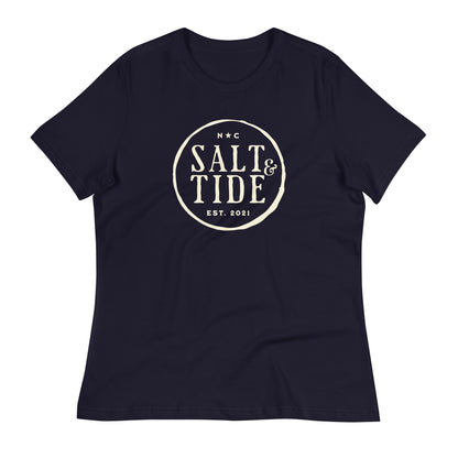 Salt & Tide Classic Badge Women's Relaxed T-Shirt