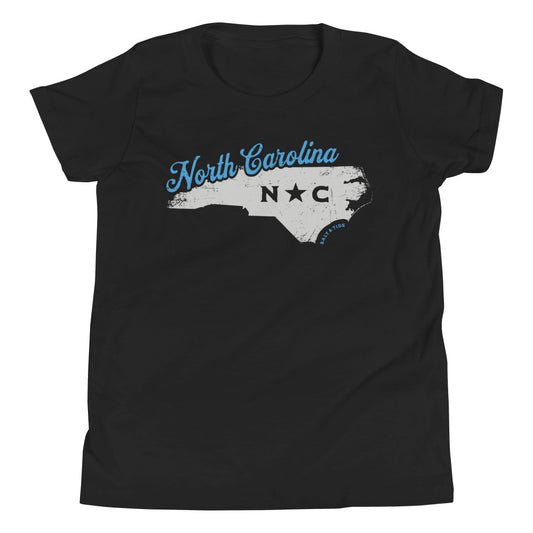 Salt & Tide North Carolina Black Youth T-Shirt